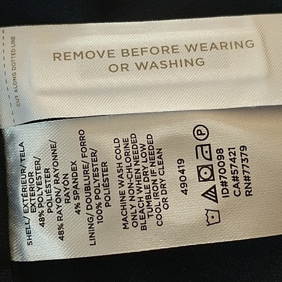 Ann Taylor Classic Navy Blazer 4 - Picture 11 of 13